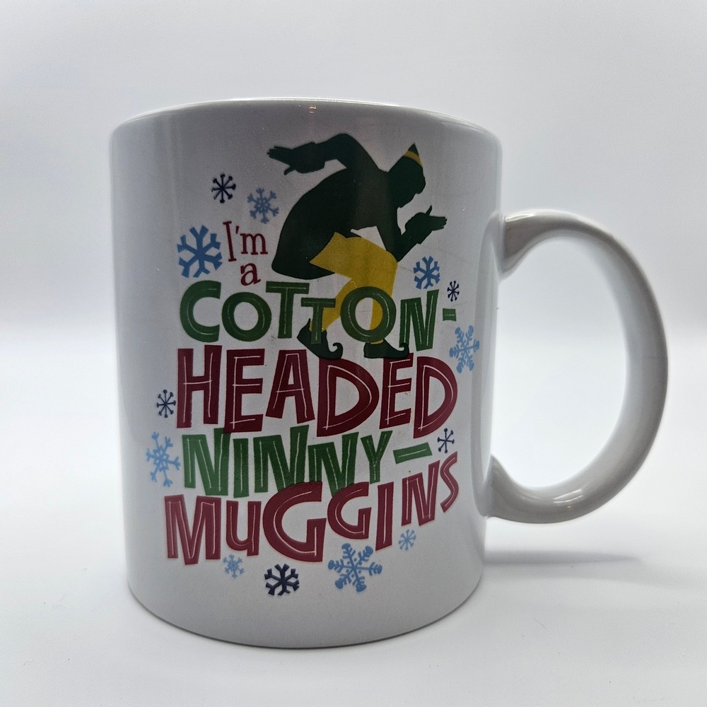 Elf Movie Quote Mug Cotton Headed Ninny‎ Muggins Novelty Coffee Cup